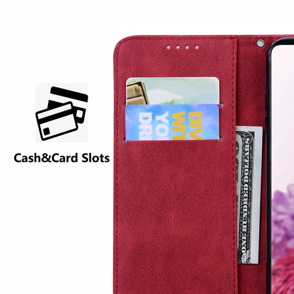 Premium Printed Leather Phone Wallet Case - Stylish and Durable Accessory