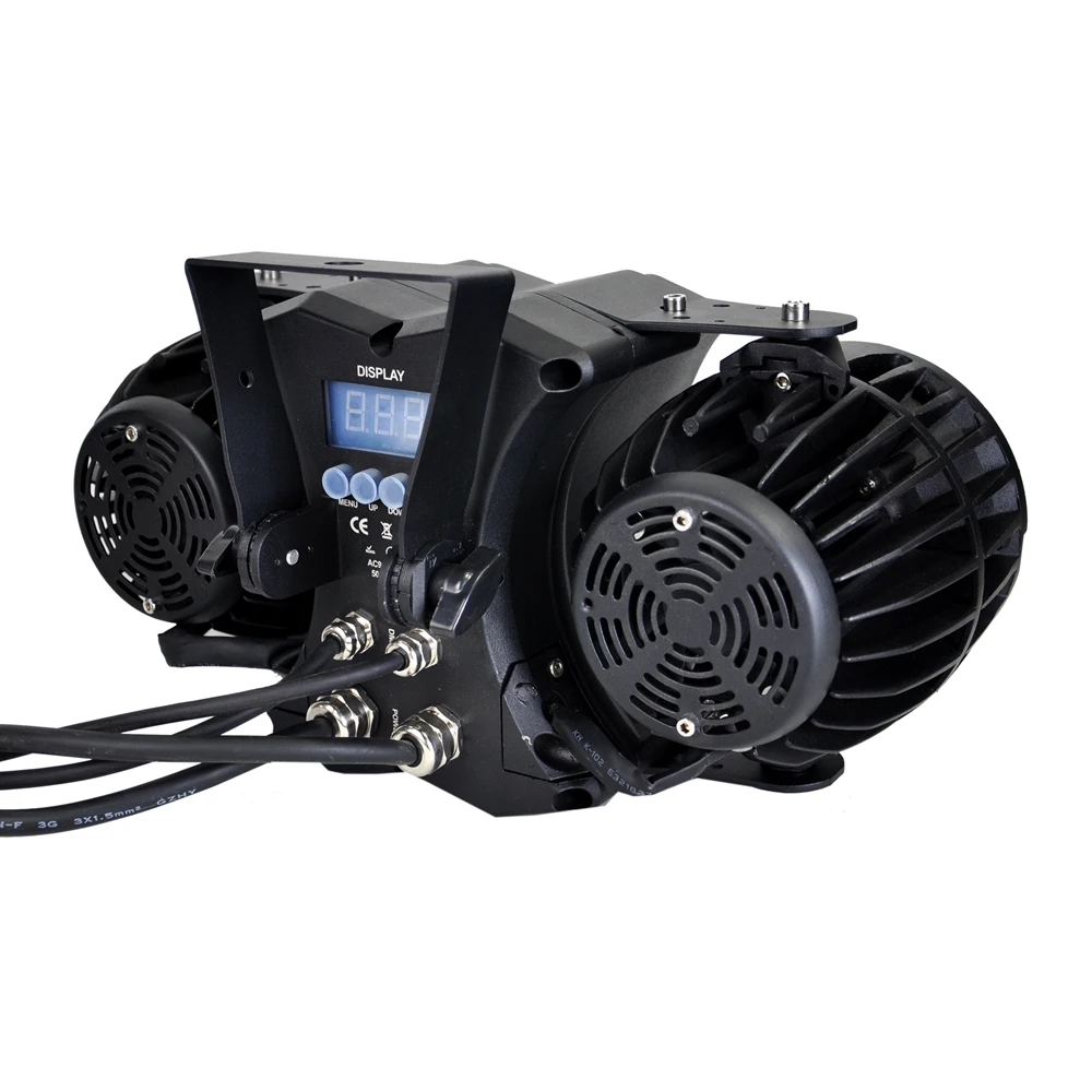 TIPTOP 야외 방수 LED 블라인더 조명, 따뜻한 흰색 차가운 흰색 픽셀 색상, IP65, 2 눈, DMX512 제어, 200W