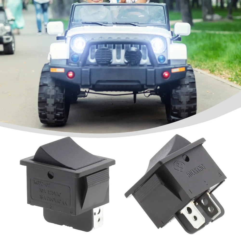 Kids Cars Parts Rocker Foot Switch Pedal Switch Accelerator Foot Pedal Reset Control 2-Pin Sockets