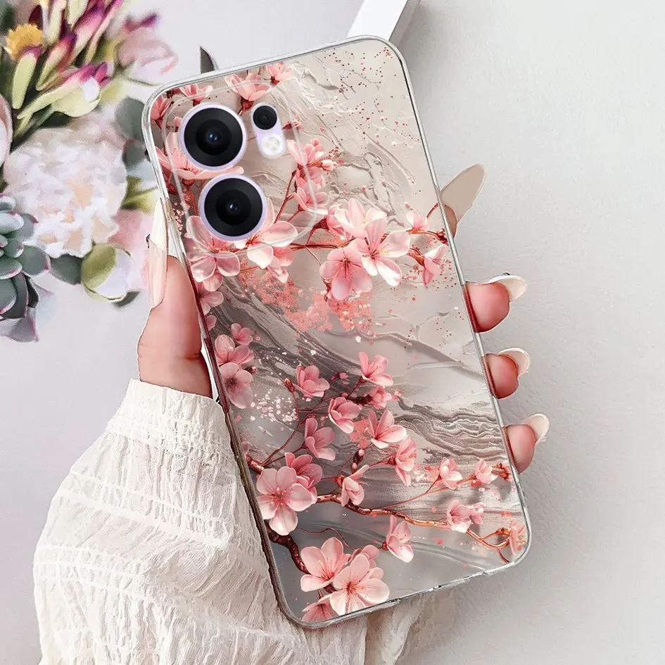 New Fashion Love Heart Butterfly Soft Clear Phone Case Cover