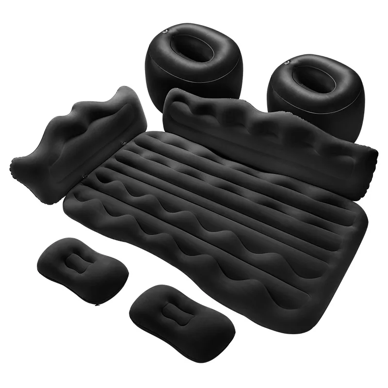 Car Travel Bed Air Inflatable Mattress Back Seat Rest Cushion Sleeping Beds Camping Sofa Universal Inflable Couch Accessories