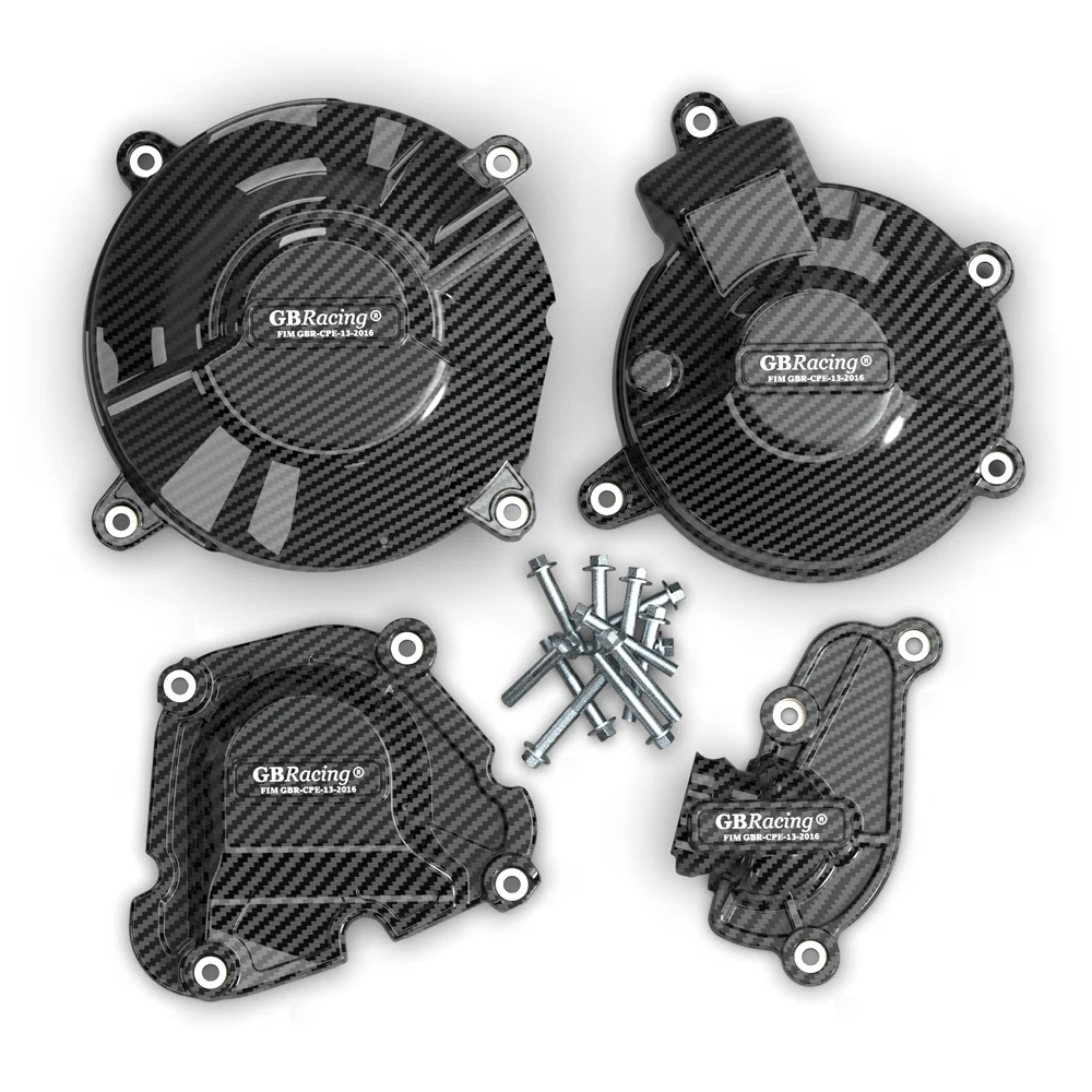 Motorcycle Engine Cover Engine Cover Protector Engine Guard Motocross Engine Cover Protection Set for Yamaha FZ-09 MT-09 Tracer 900 Scrambler