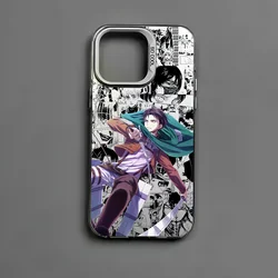 Anime Levi Ackerman Black Matte Multicolor Laser Metallic Aurora Phone Case - iPhone 13 Pro Max (Z1)