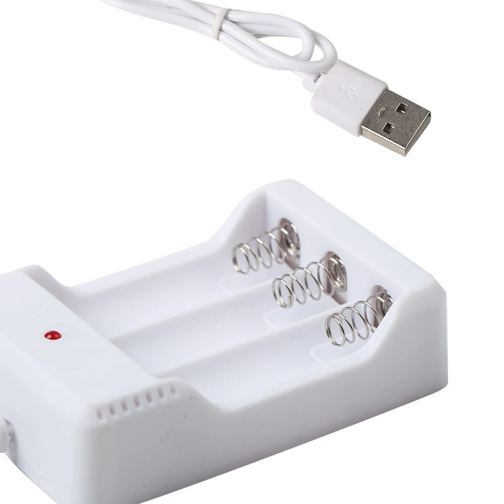 USB 2/3/4 슬롯 고속 충전 배터리 충전기 단락 보호 AAA 및 AA 충전식 배터리 스테이션, 고품질