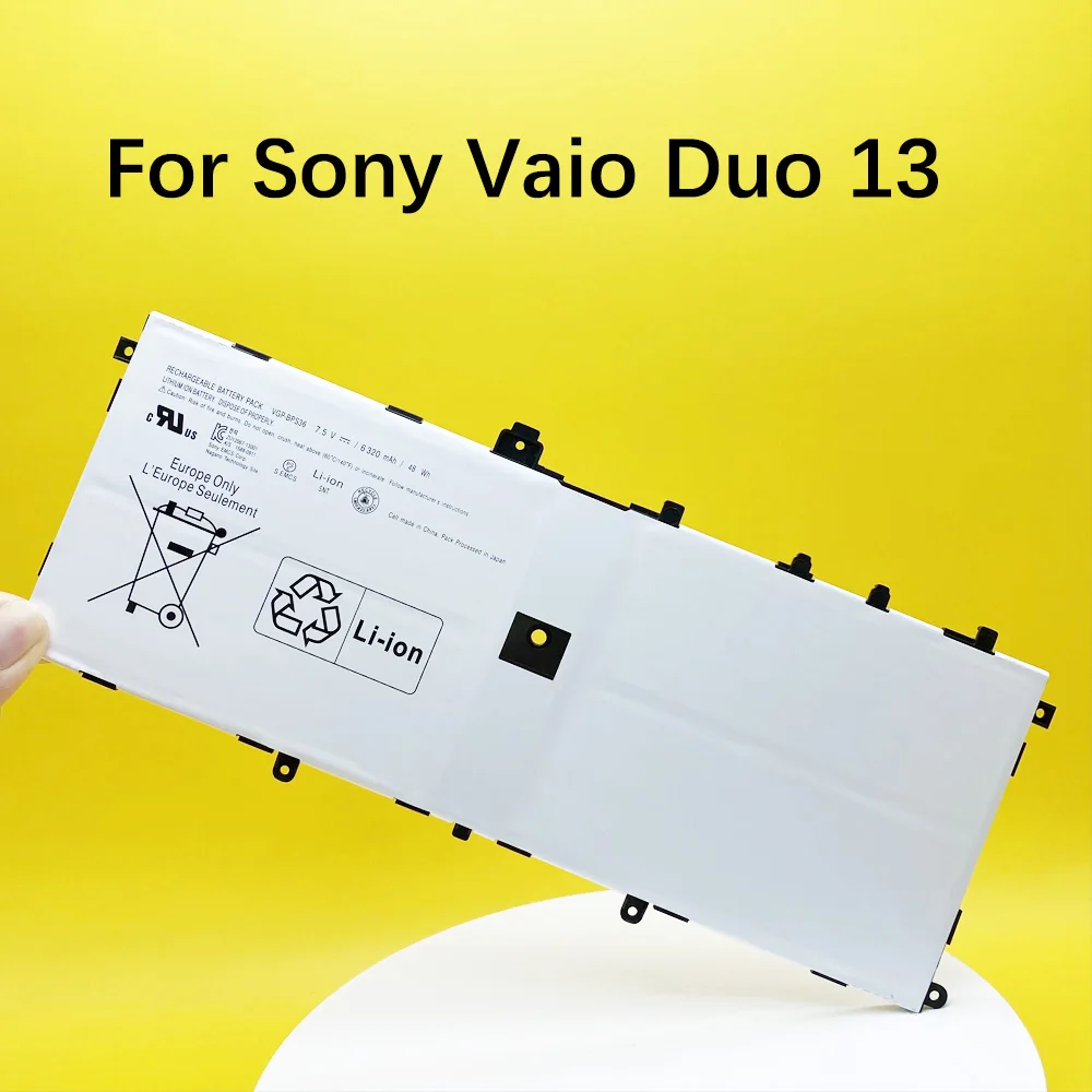 

Новая внешняя аккумуляторная батарея для ноутбука Sony Vaio Duo 13 Convertible Touch 13,3 дюйма SVD13211CG SVD132A14L 7,5 в 48 Вт/ч 6320 мАч