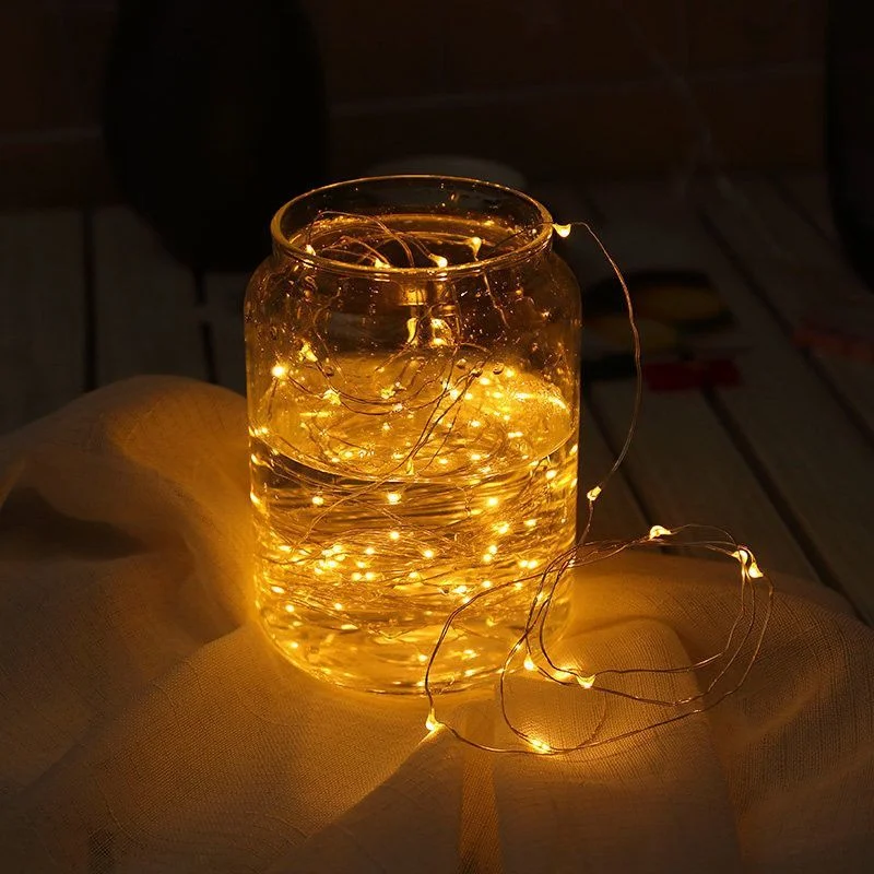 

Garland String Lights LED Fairy Lights Holiday Lamp Copper Wire Lights For Wedding Party Christmas Tree Decoration Outdoor 5/10M