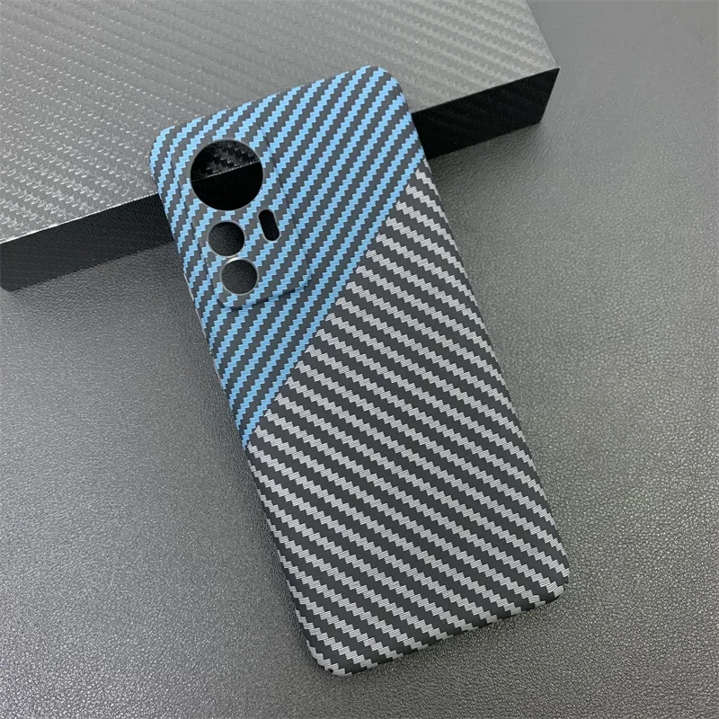 Stylish Slim Shockproof Carbon Fiber Stripe Phone Case Cover