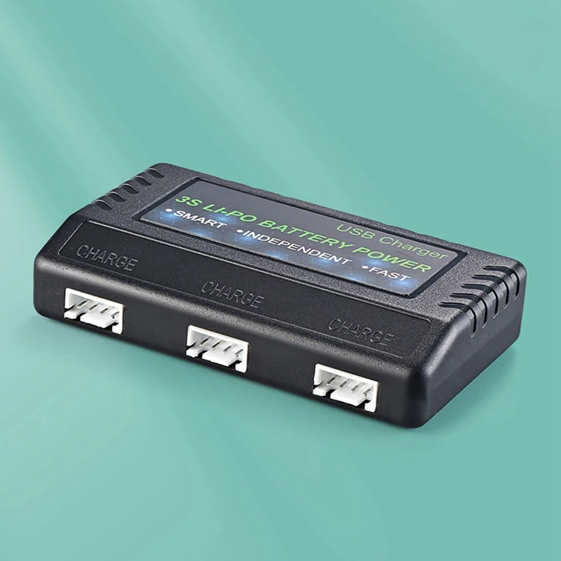 11.1V LI-Po Battery Charger USB Cable Balanced Charger Case for 3S Batteris Lithium Battery Pack LI-Polymer
