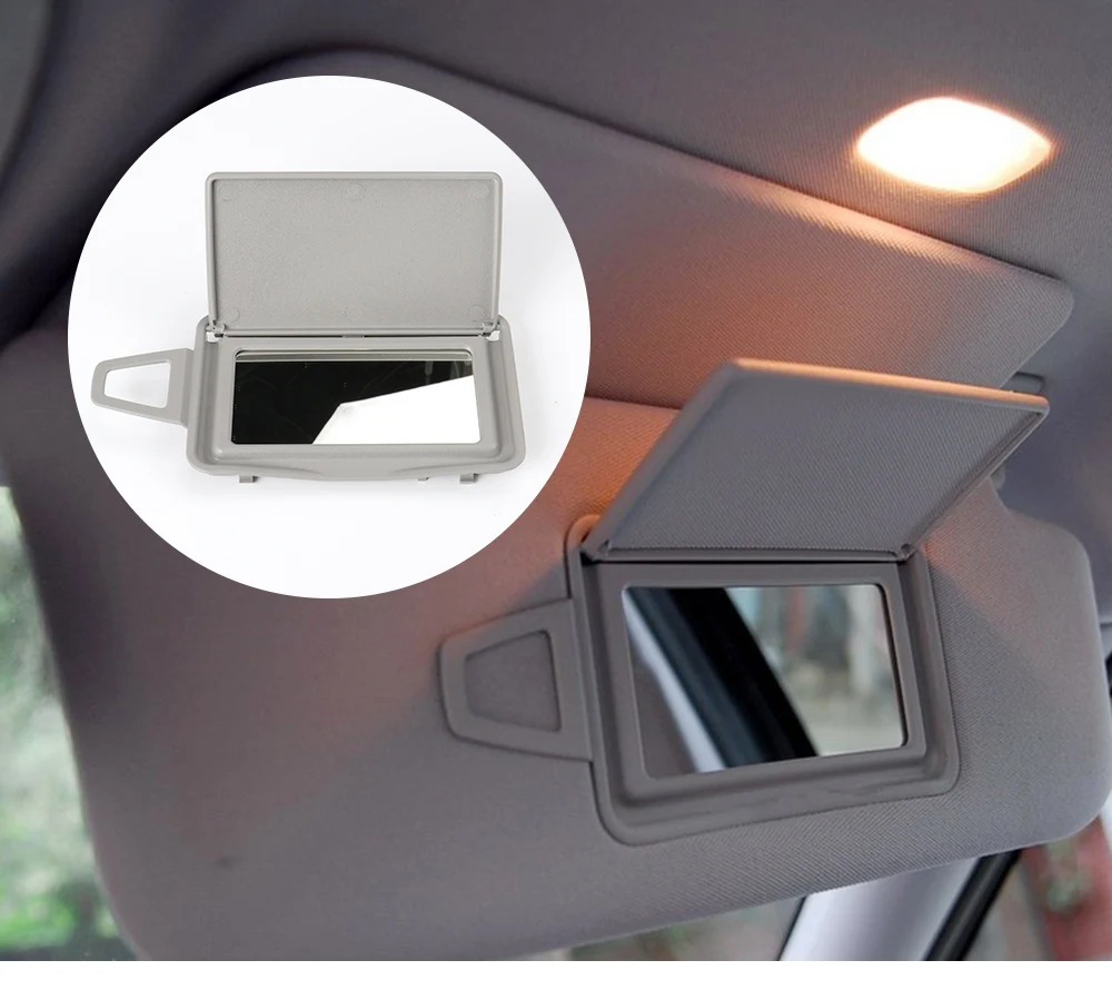 For Mercedes W211 W219 New Car Sun Visor Mirror Cover Makeup Mirror Cover For Benz E CLS Class E200 CLS300 2118100410
