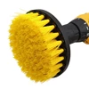 Electric Drill Brush Kit Round Plastic Scrubber Brushes Auto Tires Cleaning Tools for Bathroom Surfaces Floor Grout Tile 3