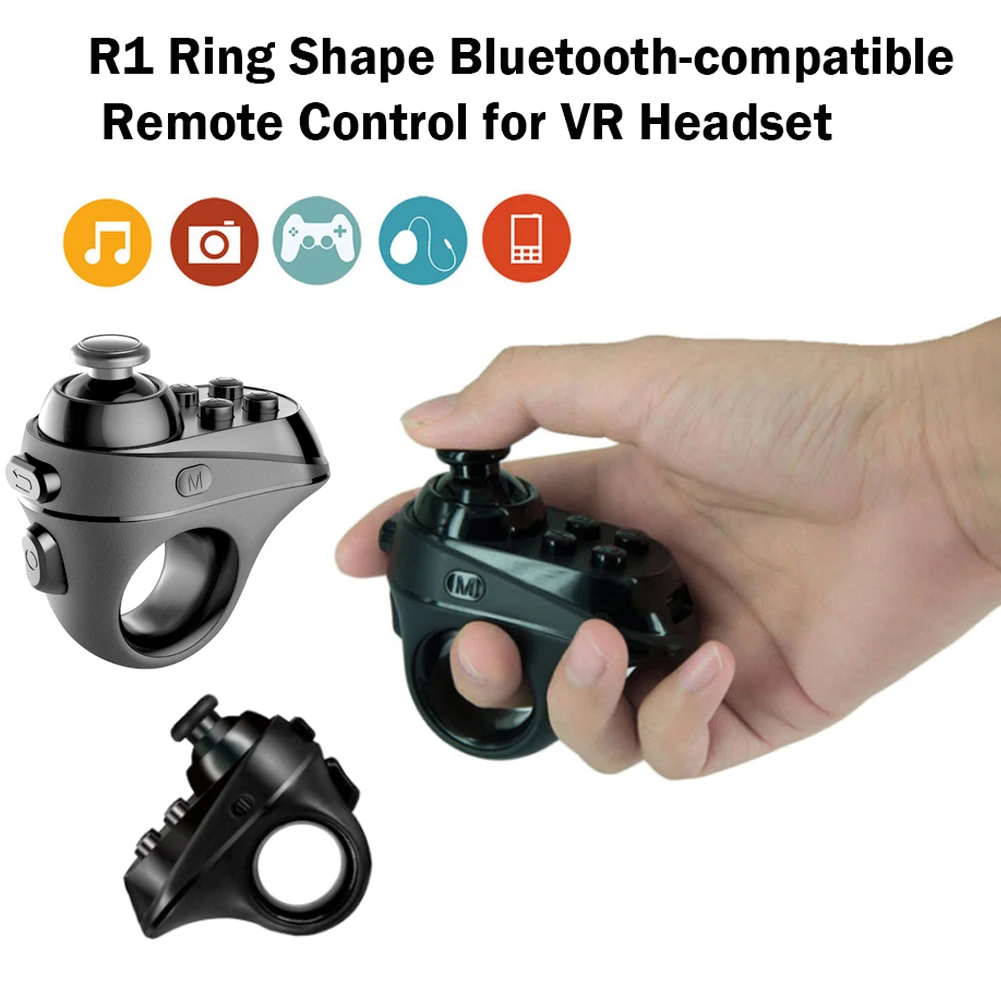 R1 Bluetooth 4.0 Ring Wireless VR Remote Game Controller Joystick