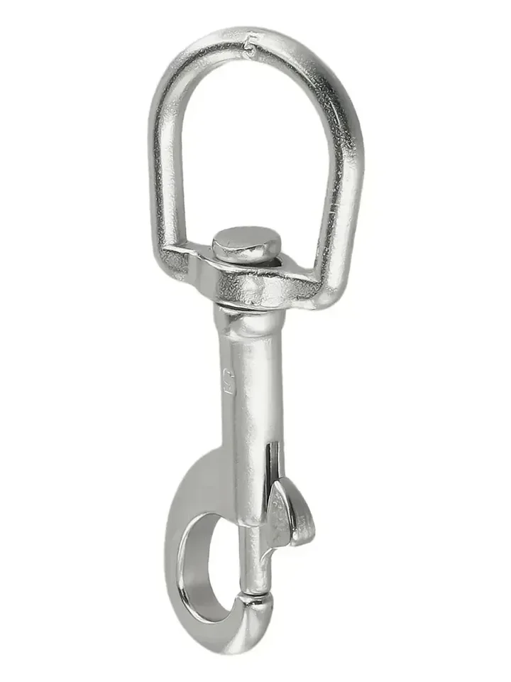 Moschettone a molla in acciaio inossidabile 316 da 50 mm per