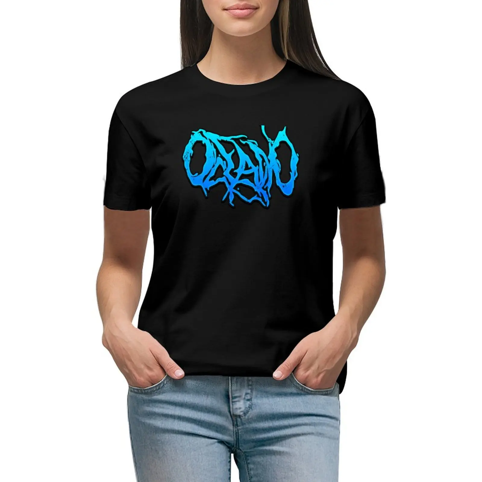 

Oceano Band Logo T-shirt summer clothes lady clothes tshirts woman