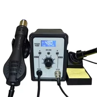 Visible Adjustable Temperture Air Volume BGA Rework Station Hot Air Soldering Station SMD Rework Station With ESD 2