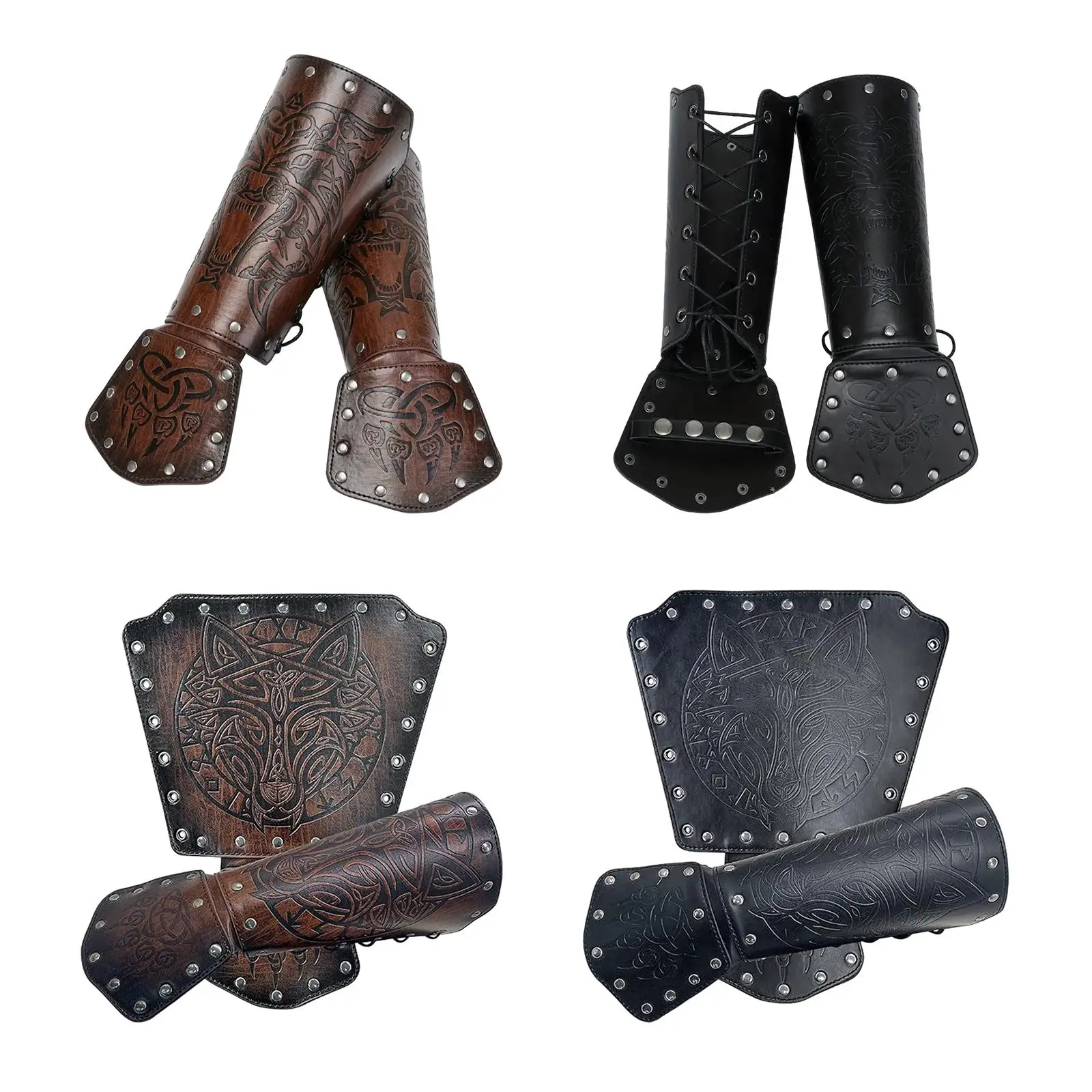 

Medieval Arm Bracers Costume Props Comfortable Steampunk for Role Play Stage Performances Carnival Fancy Dress Themed Parties