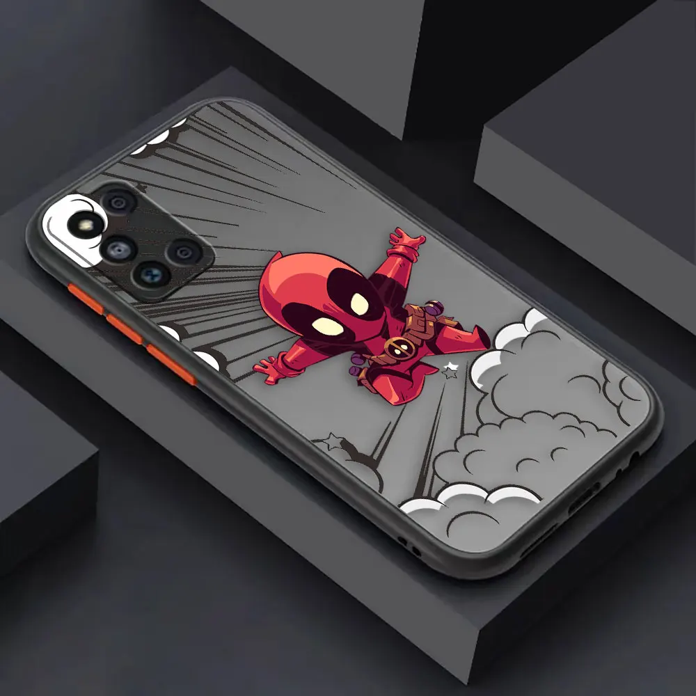 thumbnail image 1 of Matte Case for Samsung Galaxy M62 M53 M52 M51 M33 M32 M31 M30S M23 5G J8 J7 J6 J5 Case Marvel Cartoon Hero Spider-Man Lron Man, 1 of 5