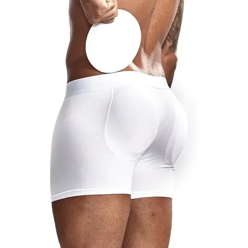 Description Picture 4 of itemJOCKMAIL Men Underwear Sexy Butt Lifter Enlarge Pad Underpants Removable Pad Boxer Butt-Enhancing Trunk Shorts Male Panties