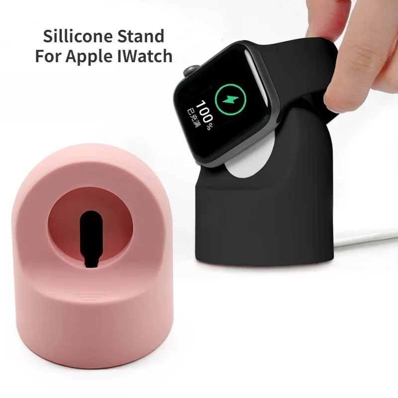 Smart Watch Charger Watch Case Series 8 7 6 5 4 3 Holder Charging Cradle Protector Smartwatch Sillicone Stand For Apple IWatch