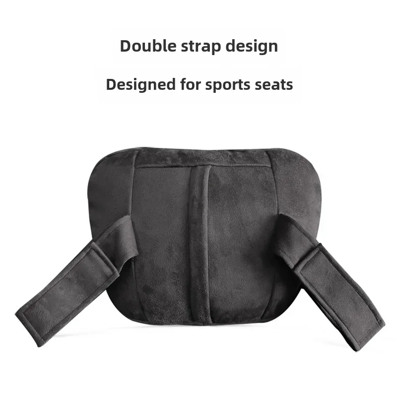 Almohada de apoyo para el cuello para silla deportiva integrada para Mercedes-Benz Clase S Cojín de protección para el cuello con doble hebilla y doble sujeción Maybach