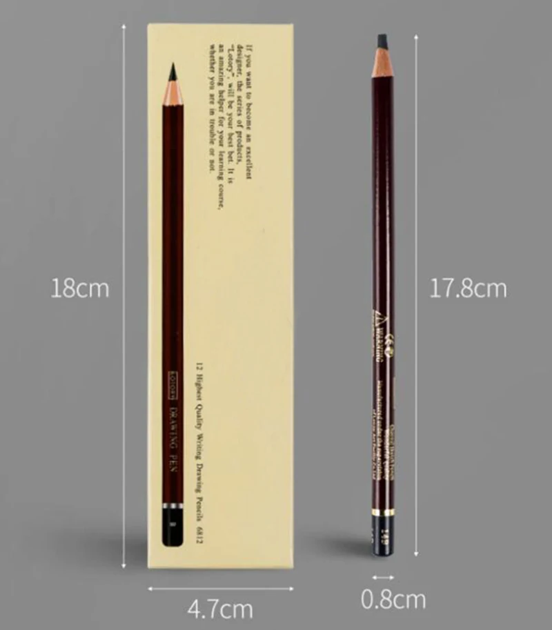 Brutfuner Professional 14pcs Drawing Pencils Set 4H 14B Grapgite Sketch  Pencil Wooden Standard Pencils For Artists