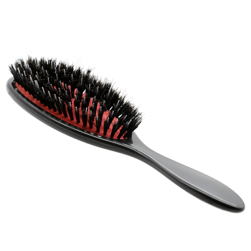 High Boar Bristle Hair Extension Brush Antistatic Cushion