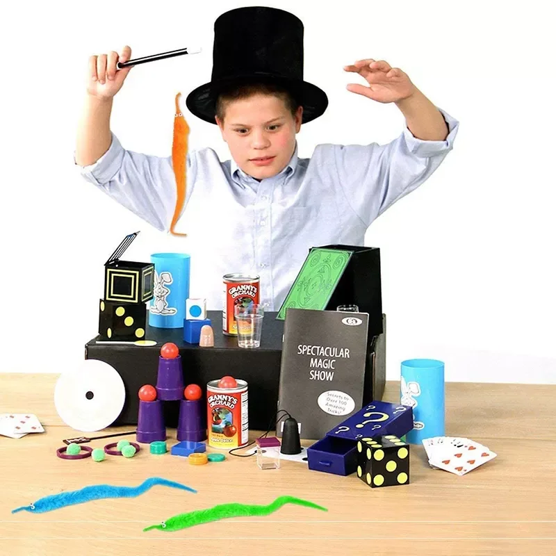 Cool Magic Black Box Vanished Box Puzzle Box Magic Tricks Surprise Box Kids Toy