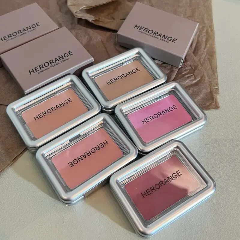 HERORANGE Long-Lasting Waterproof Blush - Available in Five Rich Shades
