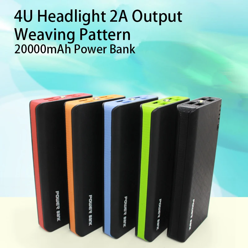 

New Power Bank 20000mAh Portable Charging Fast Charger External Battery,For Mobile Phone Tablet Computer Charge