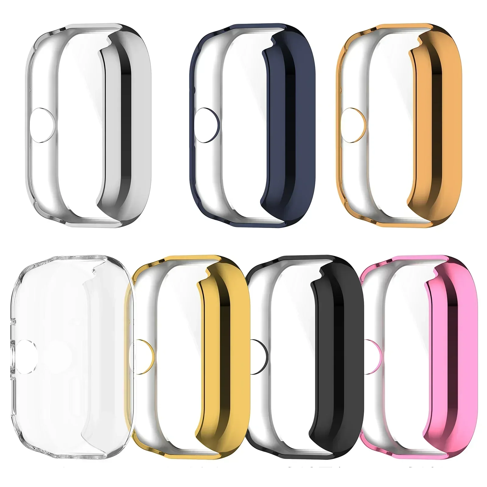Premium TPU Silicone Protective Case for Smartwatch - Full Cover Shell Accessories