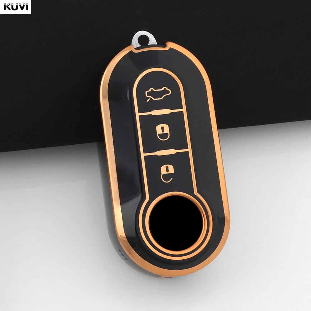 Premium TPU Folding Car Key Case Cover Shell