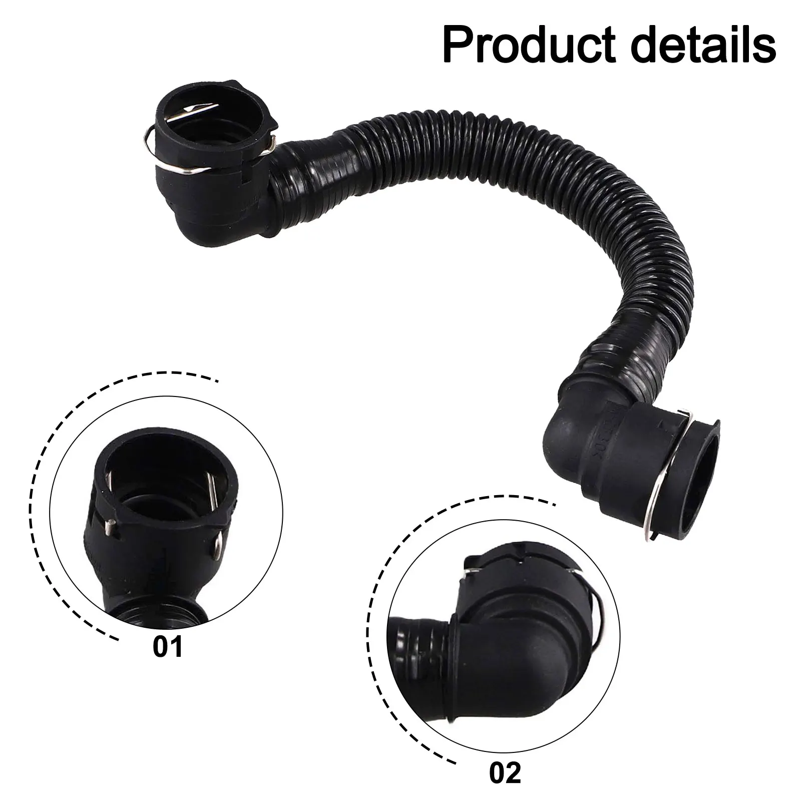 1pcs Crankcase Breather Pipe 55556495 For Vauxhall / Opel Astra H Mk5 (2004-14) 1.6-A16XER, Z16XER, Z16XEP, Z16XE1