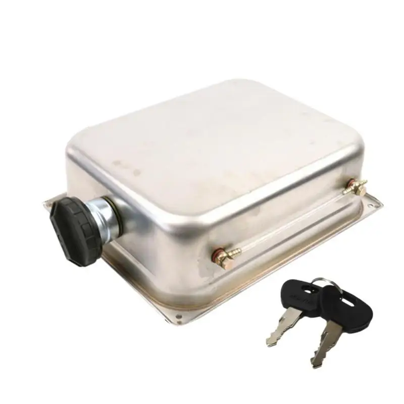 

Stainless Steel Petrol Tank 7L Stainless Steel Petrol Can Anti-Rust High-Temp Resistant Universal Tank Fitment For Automotive