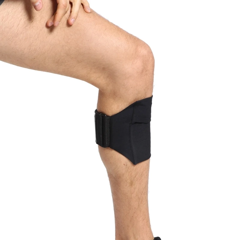 Multipurpose Sports Leg Band with Nonslip Storage Pocket and Adjustable Fit