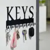 Key/Home Holder for Wall Nail-Free Wall Mounted Key Hooks for Wall, Metal Key Rack for Entryway 3