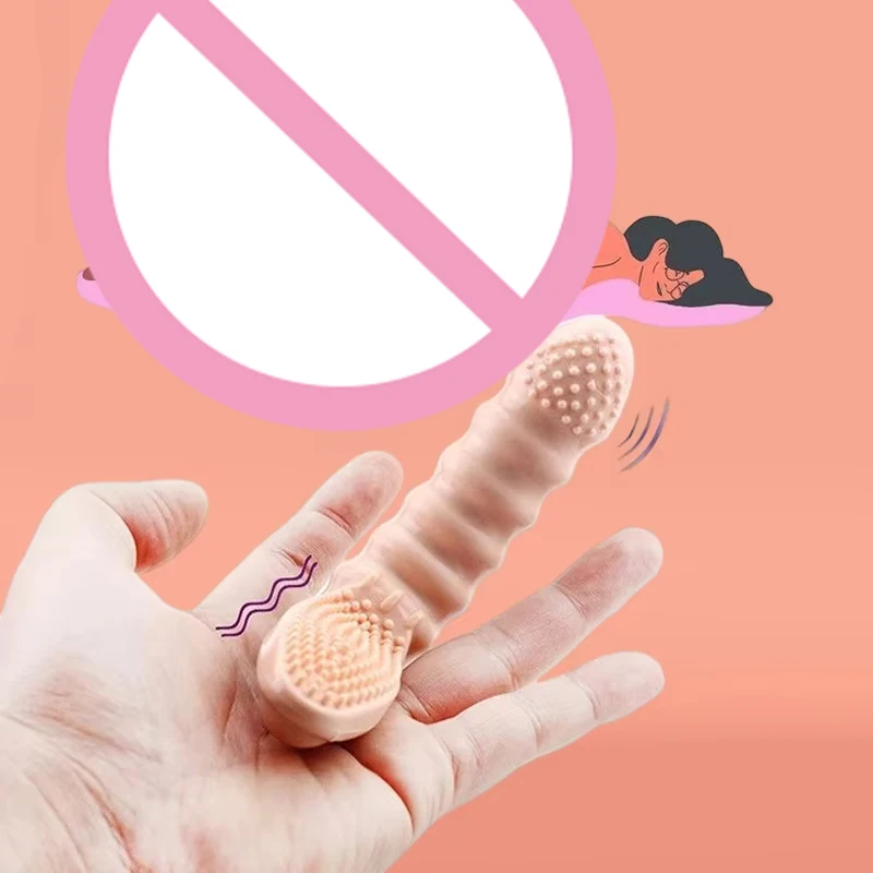 Silicone Reusable Finger Masturbation Vibrator Massage Prostate Intense Clit Stimulation Sex Toys For Women Adult 18+ Products