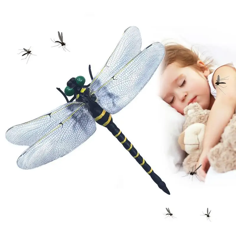 

Simulation Dragonfly Mosquito Repellent Insect Model Outdoor Hanging Ornaments Realistic Animal Model