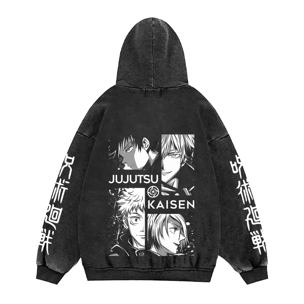 呪術廻戦 Jujutsu Kaisen Multi Hoodie Jujutsu Kaisen Symbols Allover Print Hoodie - BoxLunch