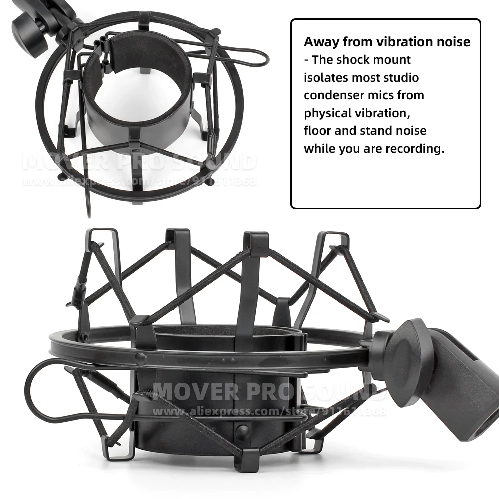 For ASTON Origin Spirit Microphone Stand Bracket Shock Mount Spider Mic Shockproof ShockMount Suspension Holder