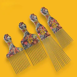 Massage Comb Head Massager Hair Comb Salon Use Black Fist Afro Comb Brush Hairdressing Hairstyle Styling Tool Hair Care Combs