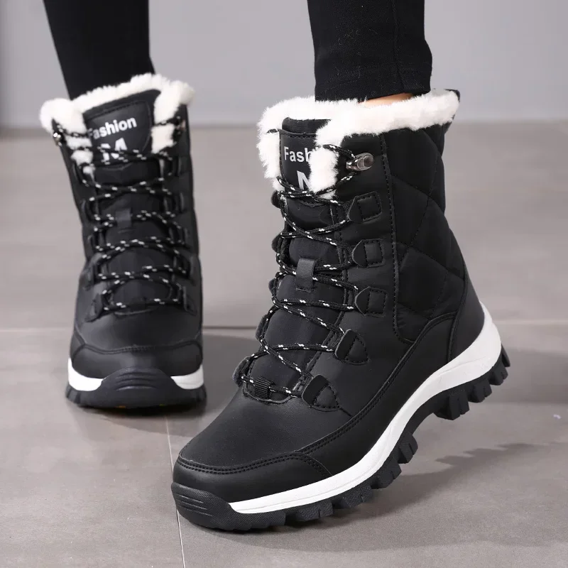 Outdoor Snow Boots for Women New Arrival Women's Fashion Sports Cotton Shoes New Winter White Platform Footwear Zapatos De Mujer