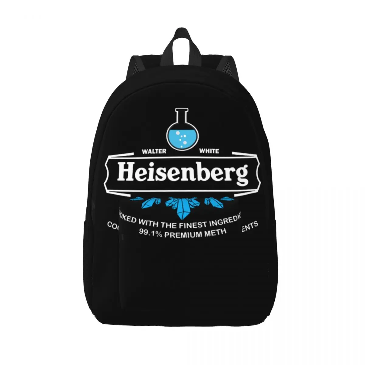

Breaking Bad Canvas Backpack for Women Men School College Students Bookbag Fits 15 Inch Laptop Walter White Heisenberg Bags