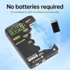BT189 Battery Tester LCD Display Universal Battery Checker for AA AAA 9V 1.5V/3V Button Cell Batteries Monitor LED Digital 3