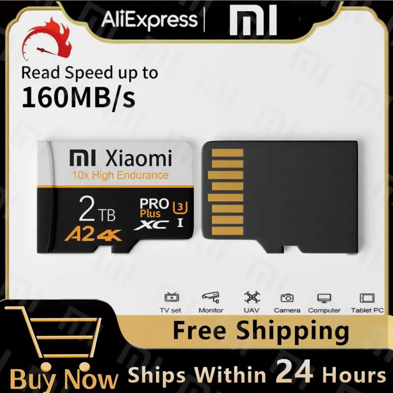 Xiaomi Ssd Scheda Sd Da 512Gb 16Gb 32Gb 64Gb 256Gb 512Gb 1Tb Class10 Scheda Di Memoria Flash Micro Tf Sd Ad Alta Velocità Per Fotocamera Del Telefono