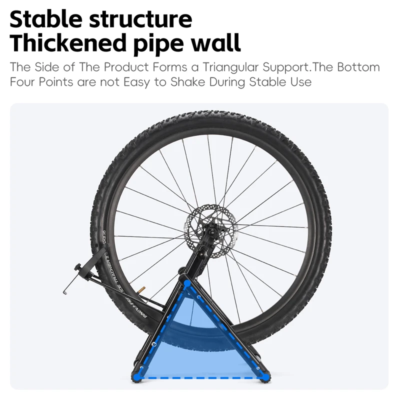 WEST BIKING Bicycle Wheel Truing Stand Foldable Mountain Bike Wheel Rim Corrector For MTB Road Carbon Steel Bicycle Repair Tool