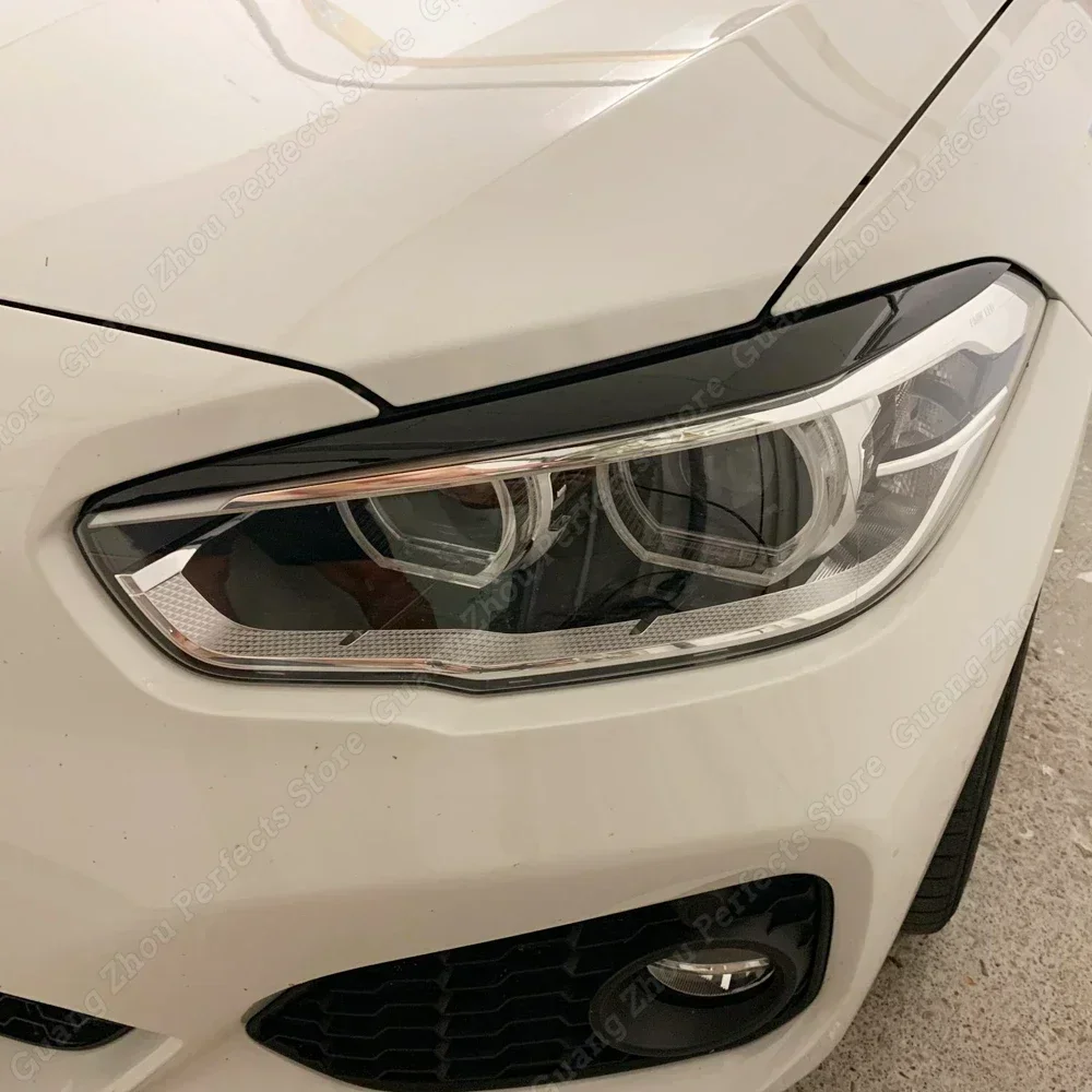 Car Evil Eye Headlight Eyebrows Eyelids for BMW 1er F20 F21 Facelift  2015-2019 M Performance Bodykits Tuning Apron Accessories