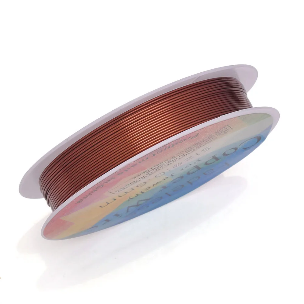 Vibrant Copper Jewelry Craft Wire - Versatile Sizes for DIY Bracelets & Necklaces