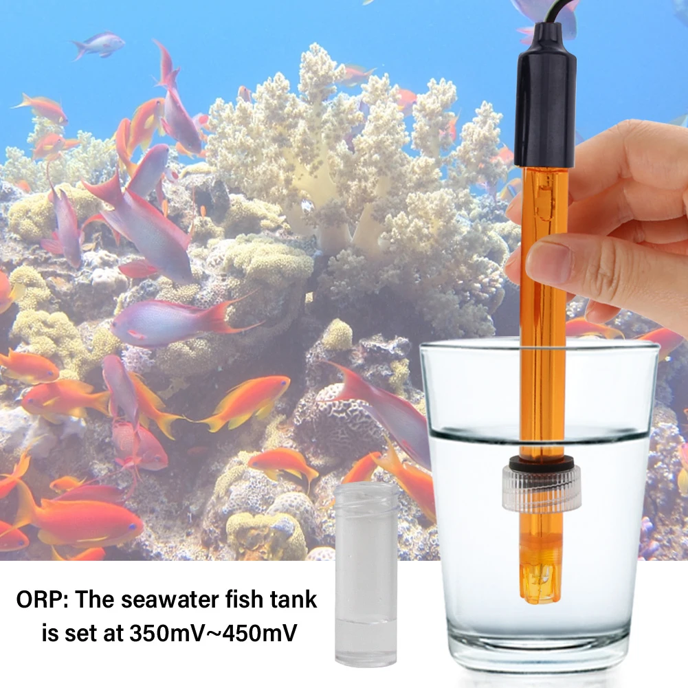 PH ORP Electrode Probe Measurement of Redox Potential BNC Connector Glass Ball Probe for Aquarium Hydroponics Labs 3
