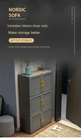 Simplicity Household High-Capacity Shoerack Hallway Cabinets For Living Room Storage Goods Shelves Corridor Shoe Rack Furniture 4