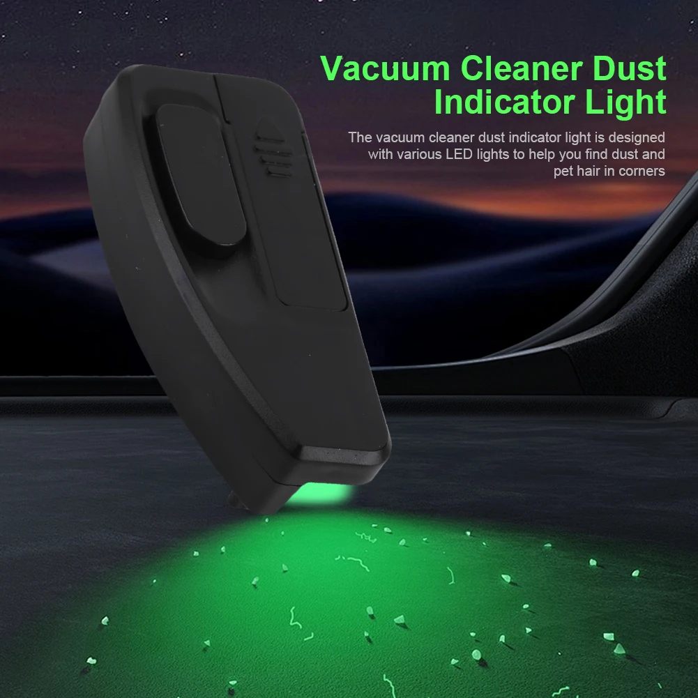 Universal Vacuum Lamp with Green LED Illuminated Attachment for Pet Hairs Vacuum Cleaner Dust Detection Light for Home Pet Shop
