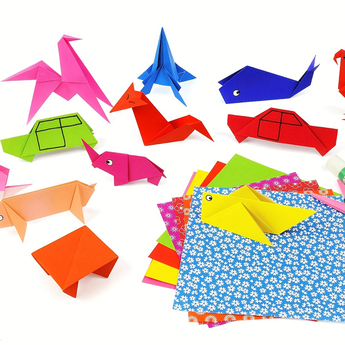Colorful Origami Paper Kit 6